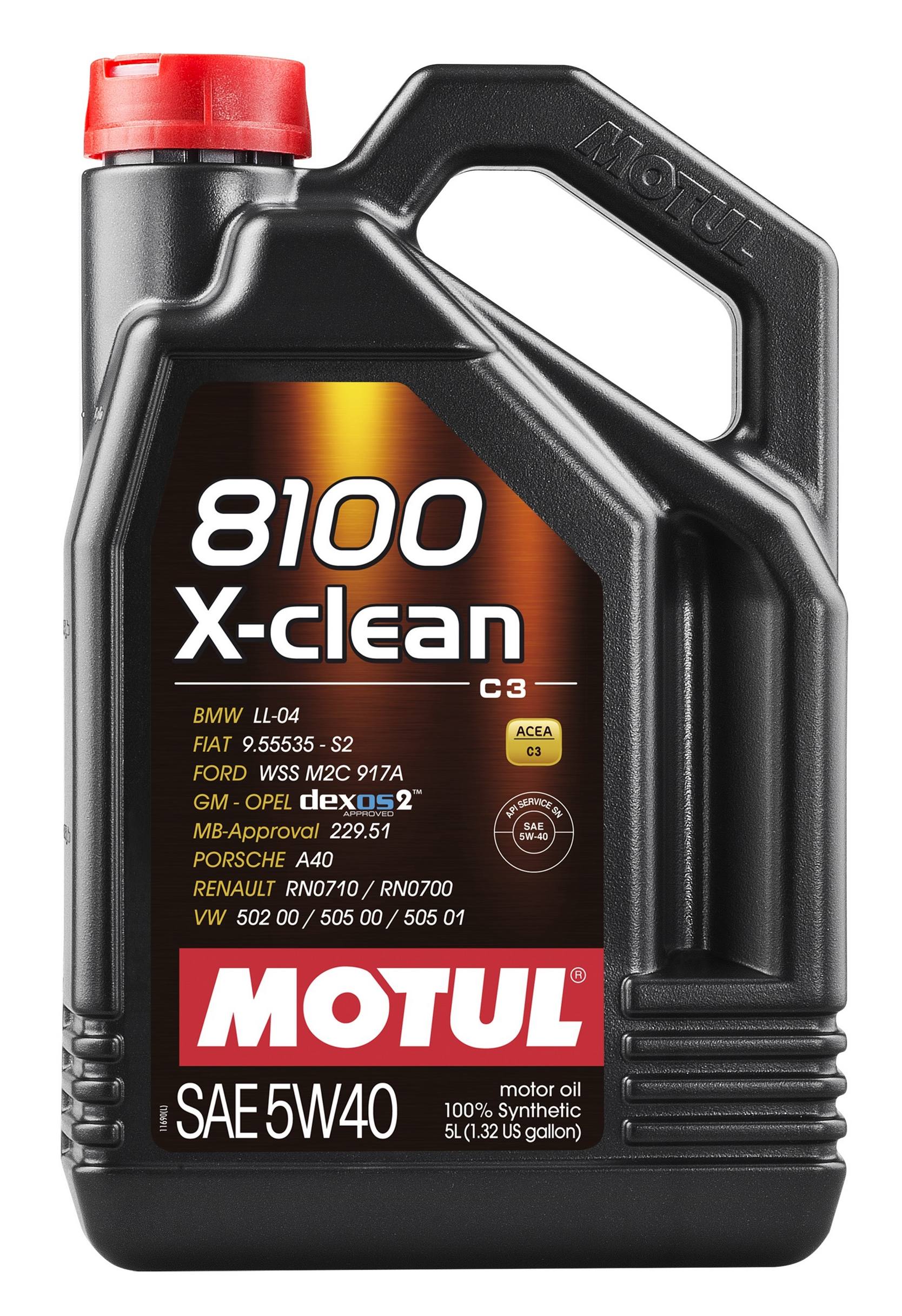 8100 X-CLEAN 5W-40 Motor Oil